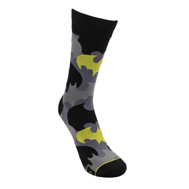 PACK 2 CALCETINES ALGODÓN HOMBRE TOP NEGRO LARGOS DC BATMAN C1 - 5