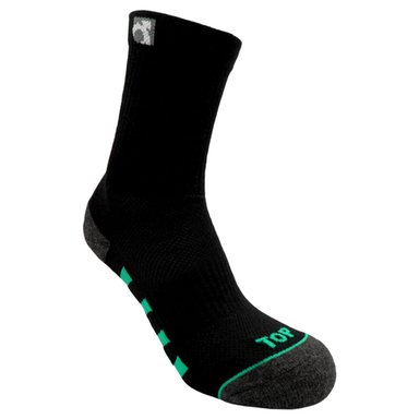 CALCETINES NIÑO DEPORTIVOS LARGOS NEGROS PACK 5 C2 TOP - 5