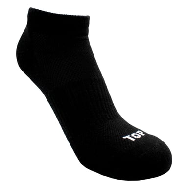 CALCETINES NIÑO DEPORTIVOS TOBILLEROS NEGROS PACK 5 C1 TOP - 2