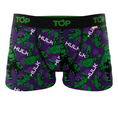 BÓXER NIÑO ALGODÓN MARVEL PACK 4 C9 HULK TOP - 4