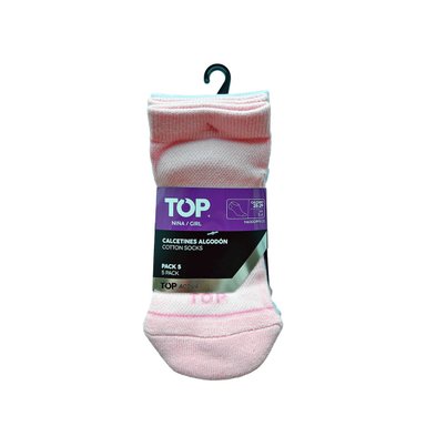CALCETINES NIÑA DEPORTIVOS CORTOS PACK 5 C2 TOP - 7