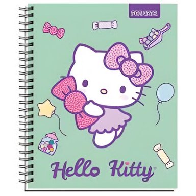 PACK X 10 CUADERNOS UNIVERSITARIOS PROARTE 100 HOJAS CUADRICULADOS HELLO KITTY - 3