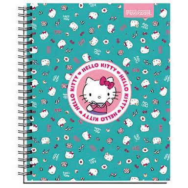 PACK X 10 CUADERNOS UNIVERSITARIOS PROARTE 100 HOJAS CUADRICULADOS HELLO KITTY - 8