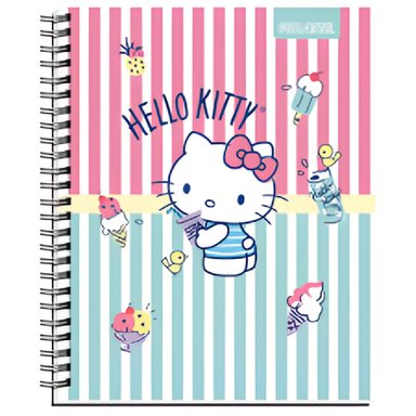 PACK X 10 CUADERNOS UNIVERSITARIOS PROARTE 100 HOJAS CUADRICULADOS HELLO KITTY - 9