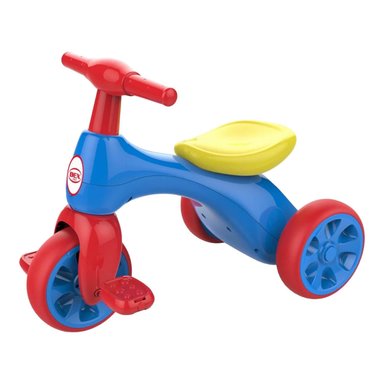 TRICICLO CORREPASILLO BEX ROD014 AZUL APRENDIZAJE CON PEDALES - 1