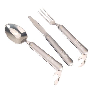 SET NATIONAL GEOGRAPHIC CUBIERTOS 1 PERSONA ACERO INOXIDABLE - 1
