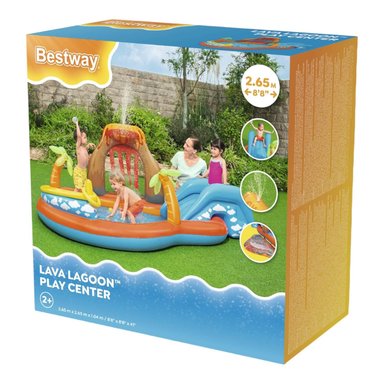 PISCINA Y JUEGOS INFLABLE BESTWAY LAVA 2.65MX2.65MX1.04M - 3