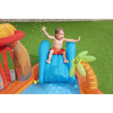 PISCINA Y JUEGOS INFLABLE BESTWAY LAVA 2.65MX2.65MX1.04M - 8