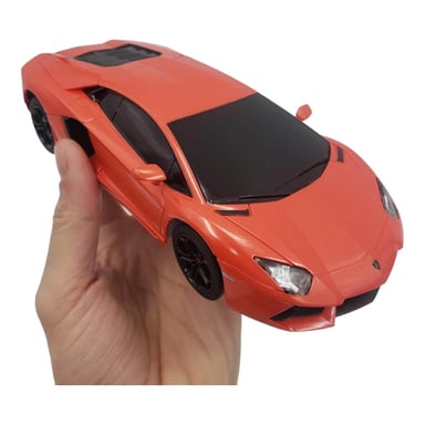 AUTO A CONTROL REMOTO RASTAR RA46300 NARANJO AVENTADOR LP700 ESCALA 1:24 - 2