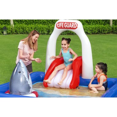 PISCINA BESTWAY JUEGOS SALVAVIDAS 234X203 CM - 6