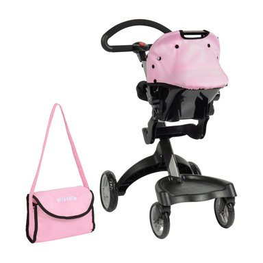 COCHE MUÑECA VOYAGE ROSADO FORMATO REAL SYDNEY PINK - 1