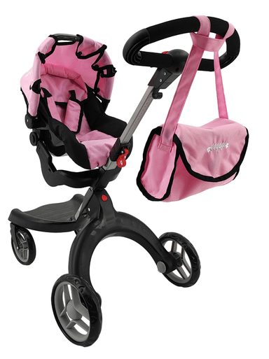 COCHE MUÑECA VOYAGE ROSADO FORMATO REAL SYDNEY PINK - 3