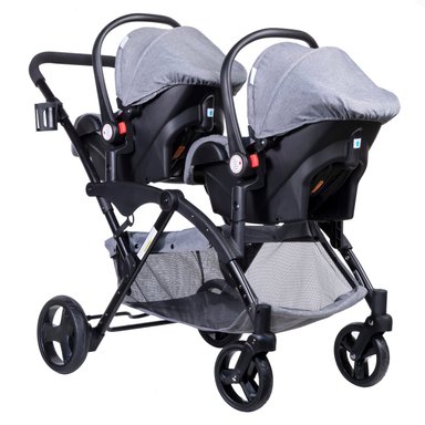 COCHE VOYAGE DUO TRAVEL SYSTEM GÉMINIS GREY GRIS - 3