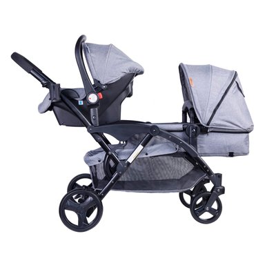 COCHE VOYAGE DUO TRAVEL SYSTEM GÉMINIS GREY GRIS - 5