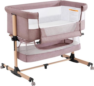 CUNA COLECHO VOYAGE SLEEPSIDE KAKI ACERO BEIGE - 3