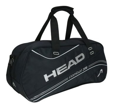BOLSO DEPORTIVO HEAD NYLON NEGRO PLATA NEW COMBAT 35 - 1