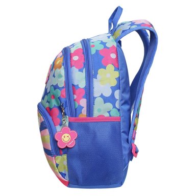 MOCHILA INFANTIL NIÑA GUM SMILE FLOWERS MORADO HEAD - 4