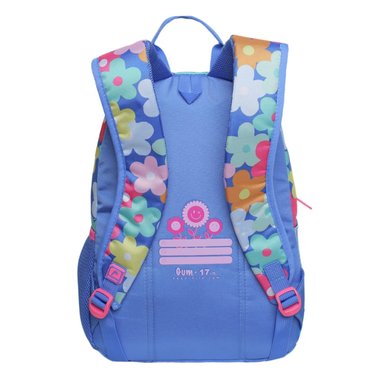 MOCHILA INFANTIL NIÑA GUM SMILE FLOWERS MORADO HEAD - 5