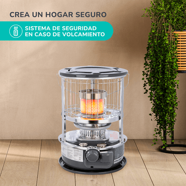 ESTUFA PARAFINA KEROSENE MECHA KPM-3300 GRIS | Hasta 60 m² - 5
