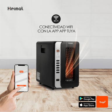 ESTUFA ELE CTRICA CON WIFI CALEFACTOR INFRARROJO HC-90 HEIMAT - 3