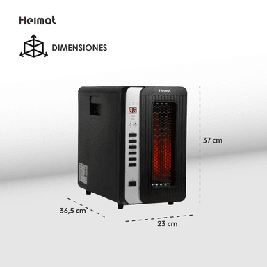 ESTUFA ELE CTRICA CON WIFI CALEFACTOR INFRARROJO HC-90 HEIMAT - 4