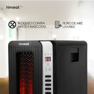 ESTUFA ELE CTRICA CON WIFI CALEFACTOR INFRARROJO HC-90 HEIMAT - 8