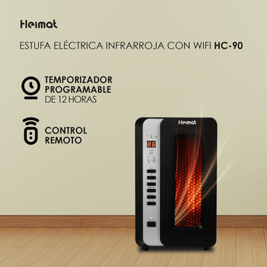 ESTUFA ELE CTRICA CON WIFI CALEFACTOR INFRARROJO HC-90 HEIMAT - 9