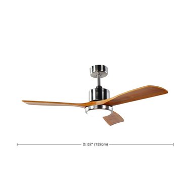 VENTILADOR DE TECHO CON LUZ Y WIFI HEIMAT HTE-1003 - 4