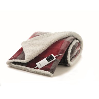 MANTA SCALDASONNO ELECTRICA CUADRILLE 160 X 120 CM ROJO - 3