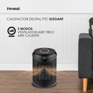 ESTUFA ELE CTRICA CALEFACTOR DIGITAL PTC ELEGANT - 5