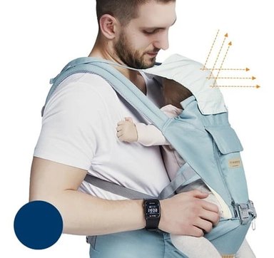 PORTABEBÉ ERGONÓMICO 3 EN 1 MULTIFUNCIONAL INFANTIL - 4