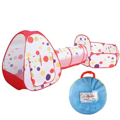 MINIPARQUE CRUSEC INFANTIL TÚNEL GATEO Y PISCINA PELOTAS - 1