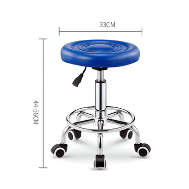 TABURETE SILLA DE PELUQUERÍA, BAR, HOGAR GIRATORIA AJUSTABLE - 5