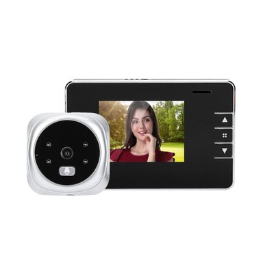 TIMBRE CRUSEC CÁMARA DE VIDEO Y FOTOGRAFÍA LCD INALÁMBRICO 720P - 1
