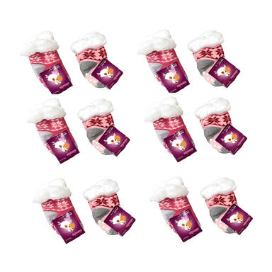PACK 6 PARES CALCETINES HILO UNISEX CRUSEC CHIPORRO ANTIDESLIZANTE INTERIOR BABY - 1