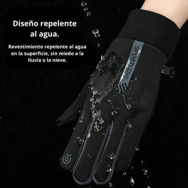 GUANTES IMPERMEABLES TÁCTILES TERMICOS PARA INVIERNO - 3