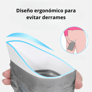 PACK 10 BOLSA PARA ORINAR VÓMITO DESECHABLE VIAJES 700 ML - 3