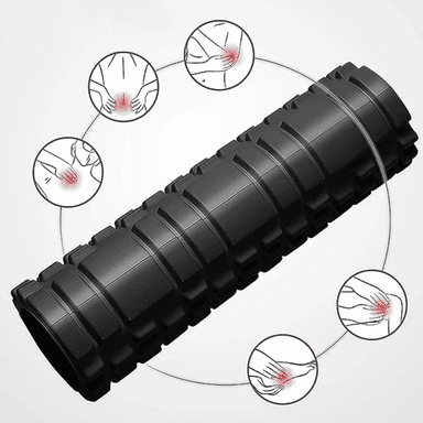 RODILLO DE YOGA CRUSEC RESINA FOAM ROLLER MASAJES ELONGACIÓN Y PILATES - 3
