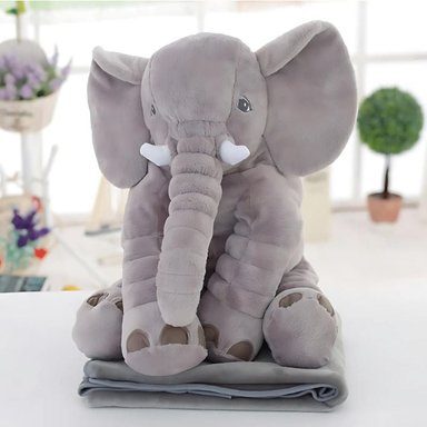 ALMOHADA CRUSEC BEBÉ PELUCHE DISEÑO ELEFANTE - 4