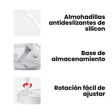 VENTILADOR USB PORTATIL RECARGABLE EXTENSIBLE - 4