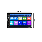 RADIO PANTALLA TÁCTIL PARA AUTOS 7" PULGADAS BLUETOOTH - 2