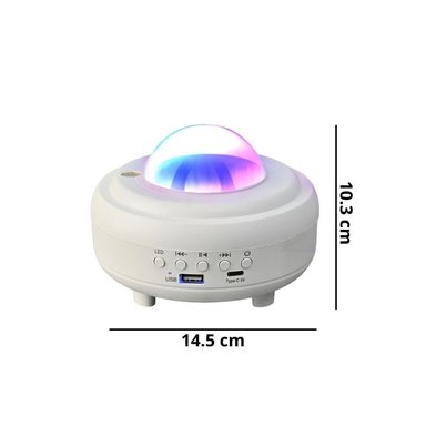 LÁMPARA PROYECCIÓN CIELO ESTRELLADO ONDAS DE AGUA BLUETOOTH - 2