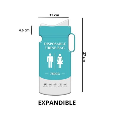 PACK 10 BOLSAS EMERGENCIA TRÁNSITO VÓMITO ORINA 750ML - 3