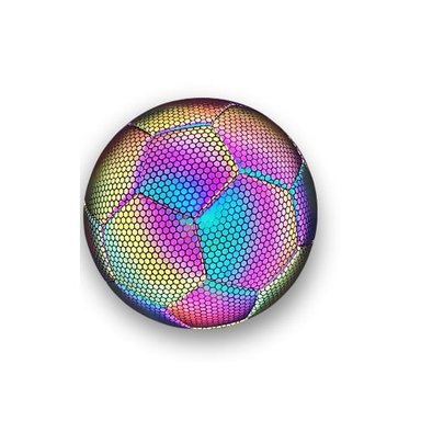 PELOTA DE FUTBOL FLUORESCENTE REFLECTANTE LUMINOSO - 2