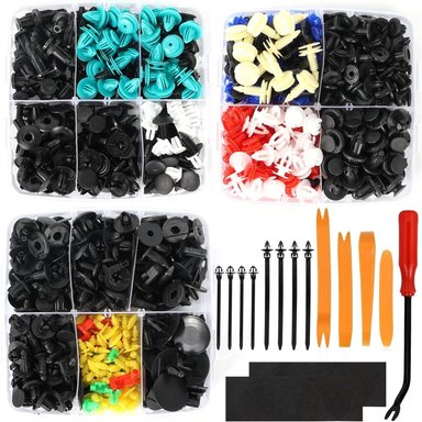 KIT 725 PIEZAS CLIP BROCHE RETENCION AUTO FIJACION TAPABARRO - 3