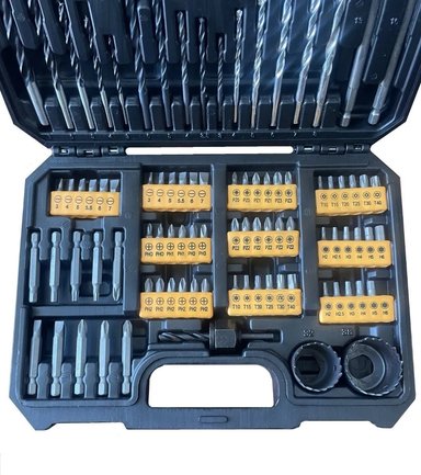 PACK LERNEN TIEC TALADRO INALAMBRICO 21 V + SET DE 99 BROCAS - 8