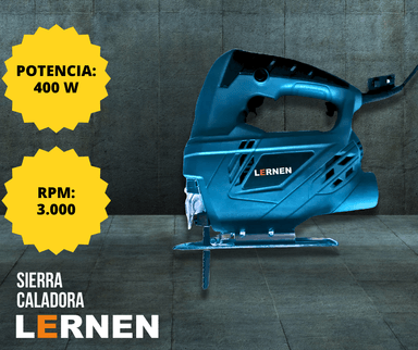 PACK LERNEN SIERRA CALADORA 3000 RPM + SET DE HERRAMIENTAS - 2