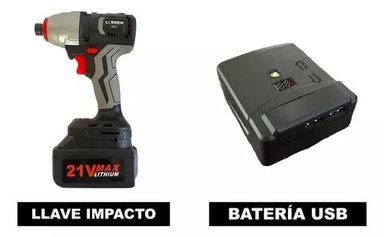COMBO LERNEN TALADRO + HERRAMIENTAS ELÉCTRICAS 10 EN 1 + MALETÍN - 4