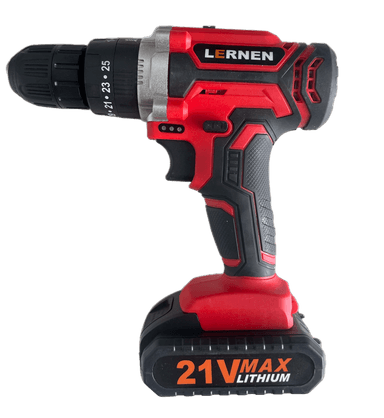 TALADRO PERCUTOR DESTORNILLADOR INALÁMBRICO 21V + 2 BATERÍAS - 3