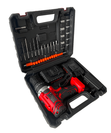 TALADRO PERCUTOR DESTORNILLADOR INALÁMBRICO 21V + 2 BATERÍAS - 5